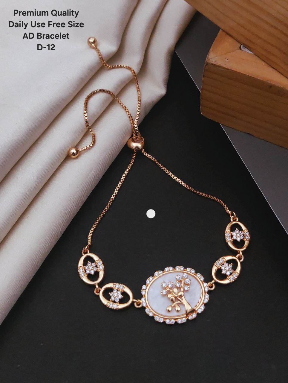 Anva Rose Gold Daily Were Bracelet