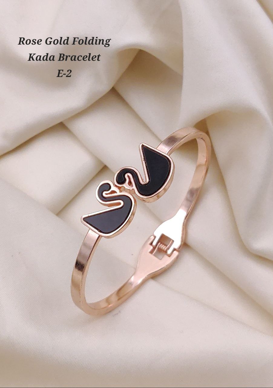 Anjali Rose Gold Folding Cada Bracelet